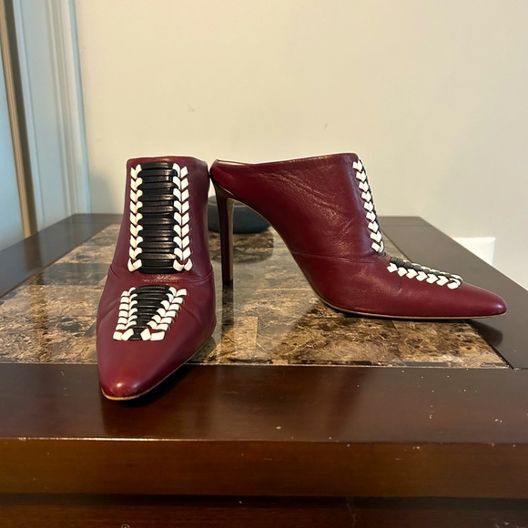 Gently Worn Women’s Altuzarra Leather Mule Booties - Picture 3 of 12